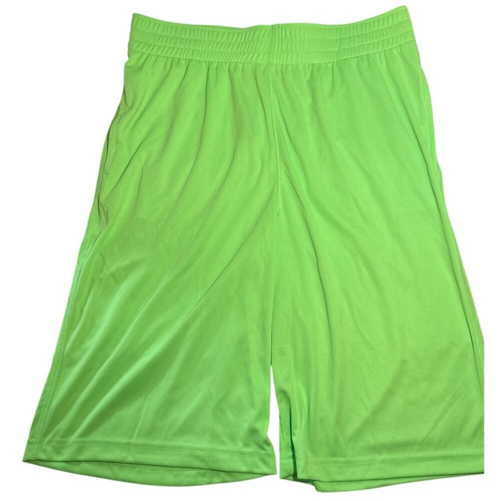 Cat & Jack Shorts Boys Lime Green Athletic Size L 12/14 Husky